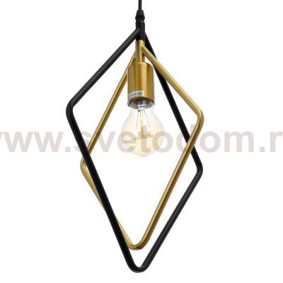 Светильник 40392/1 E27 40Вт черный-золото 25х10х30-130 см