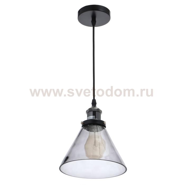 Светильник 40397/1 E27 40Вт черный-тонированный 18,5х18,5х23-123 см