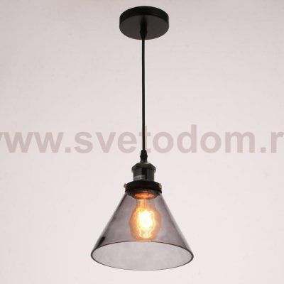 Светильник 40397/1 E27 40Вт черный-тонированный 18,5х18,5х23-123 см