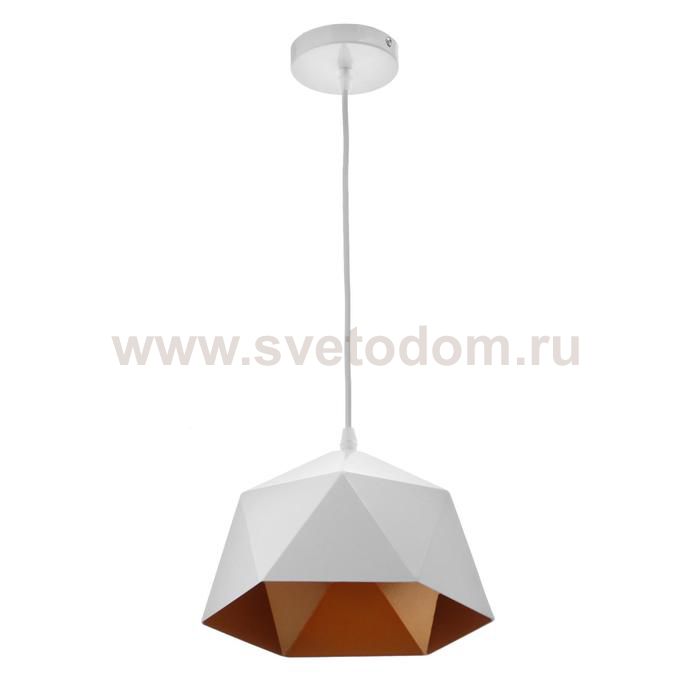 Светильник 40303/1 E27 40Вт белый-золото 25х25х21-121 см