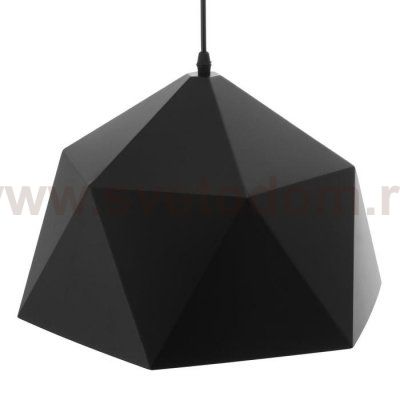 Светильник 40304/1 E27 40Вт черный-золото 38х38х25-125 см