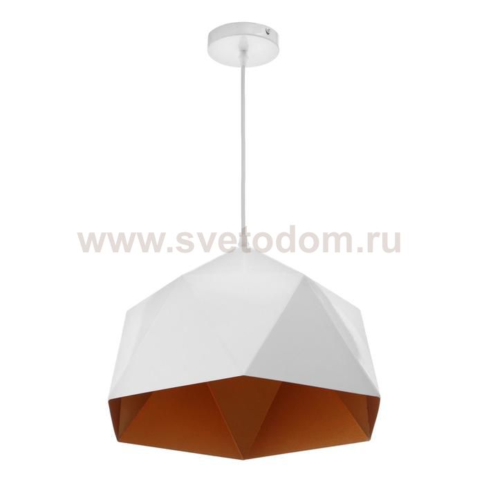 Светильник 40305/1 E27 40Вт белый-золото 38х38х25-125 см