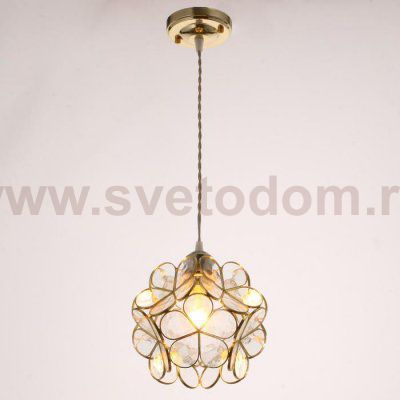 Светильник 40307/1 E27 40Вт золото 22х22х24-124 см