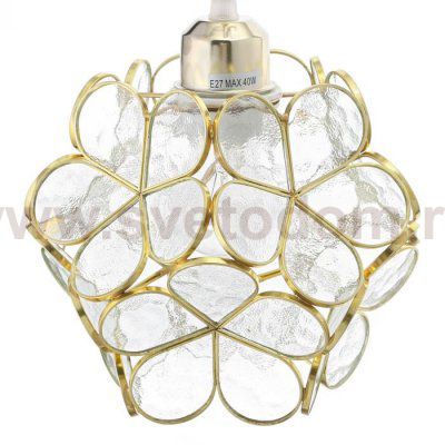 Светильник 40307/1 E27 40Вт золото 22х22х24-124 см