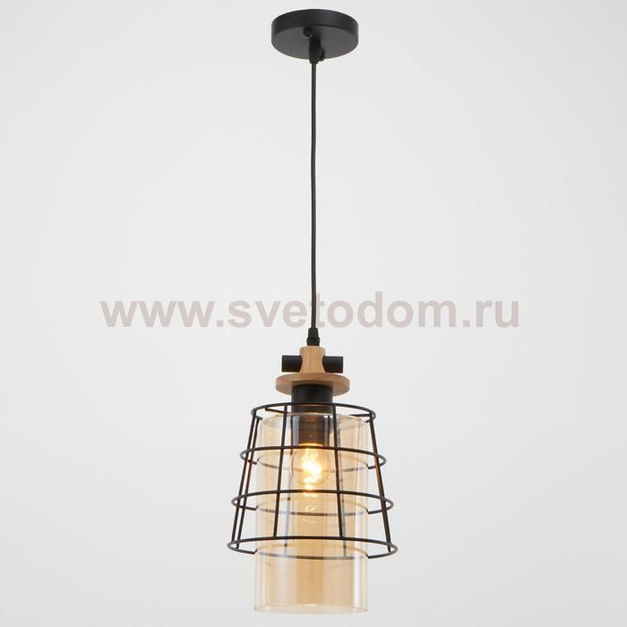 Светильник 88302/1 E27 40Вт черный 23х23х32-132 см