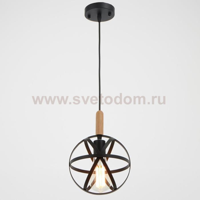 Светильник 88304/1 E27 40Вт черный 17,5х17,5х20,5-120 см