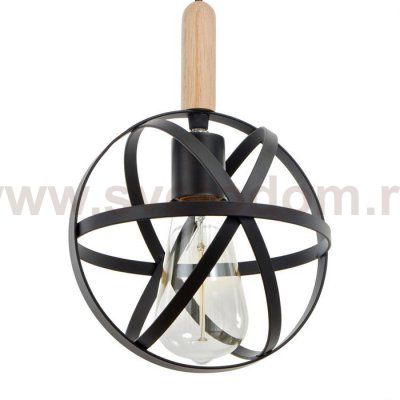 Светильник 88304/1 E27 40Вт черный 17,5х17,5х20,5-120 см