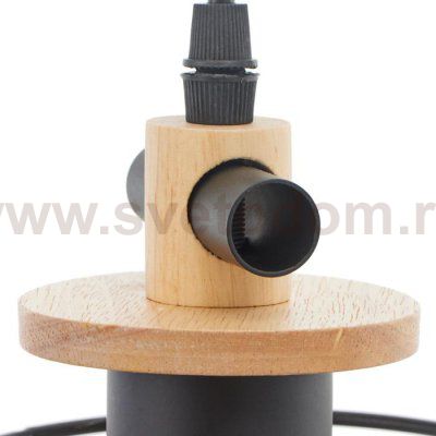 Светильник 88307/1 E27 40Вт черный 17х17х29-129 см