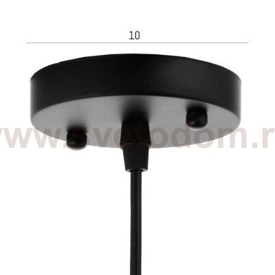 Светильник 88315/1 E27 40Вт черный 34х34х26-126 см