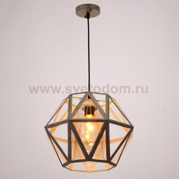 Светильник 88316/1 E27 40Вт белый с золотой патиной 34х34х26-126 см