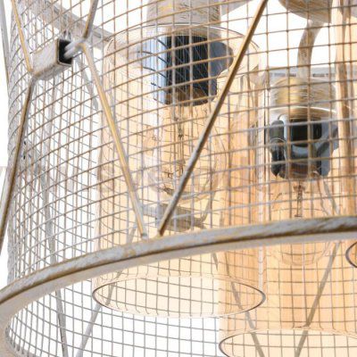 Светильник 88321/4 E27 40Вт белый с золотой патиной 45х45х25,5-80 см