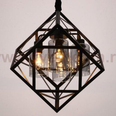 Светильник 88324/4 E27 40Вт черный 45,5х45,5х55-110 см