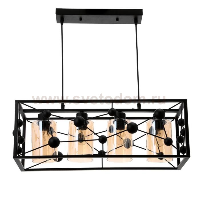 Светильник 88325/4 E27 40Вт черный 63,5х27х21,5-120 см