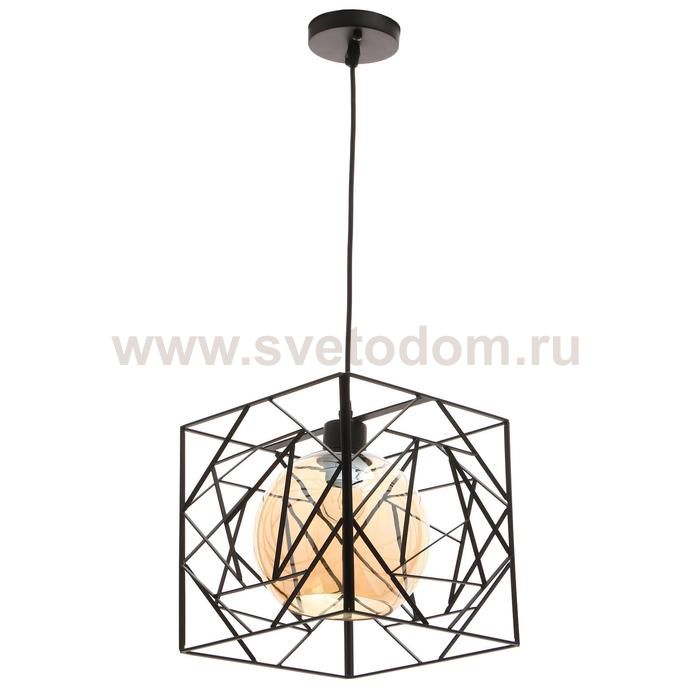Светильник 88326/1 E27 40Вт черный 24,5х24,5х23,5-123 см