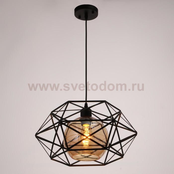 Светильник 88328/1 E27 40Вт черный 34х34х20-120 см