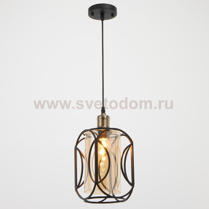 Светильник 88329/1 E27 40Вт черный 14,5х14,5х29-129 см