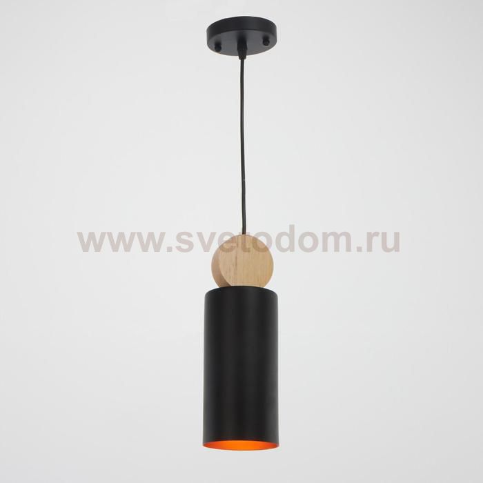 Светильник 88334/1 E27 40Вт черный-золото 10х10х28-128 см