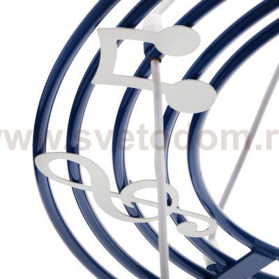 Люстра 86205/5 E27 40Вт голубой 59х54х27-107 см