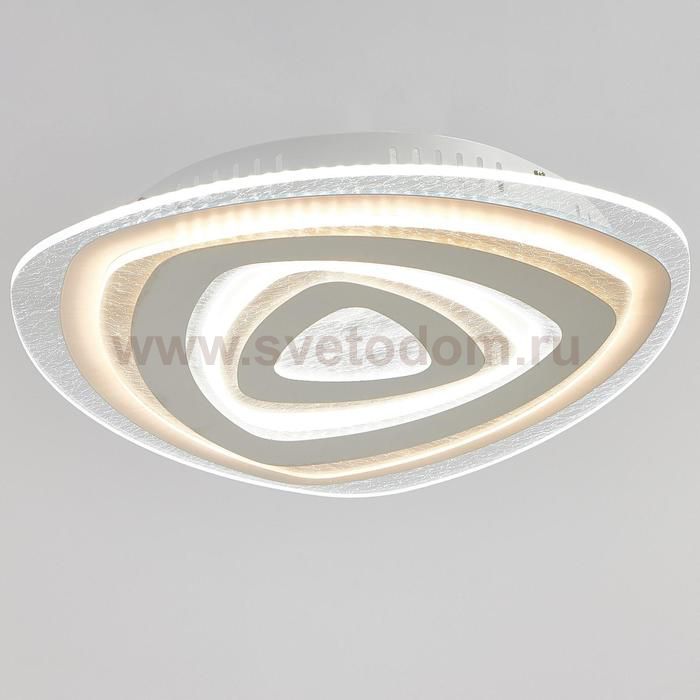 Светильник c ПДУ 69528/1 LED 146Вт диммер белый 44х50х6,5 см