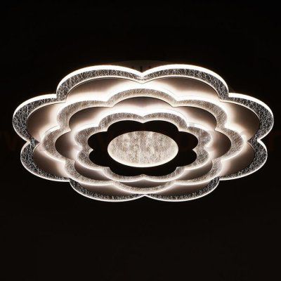 Светильник c ПДУ 69529/1 LED 138Вт диммер белый 50х50х5 см