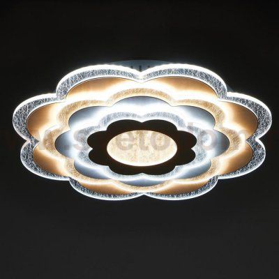 Светильник c ПДУ 69529/1 LED 138Вт диммер белый 50х50х5 см