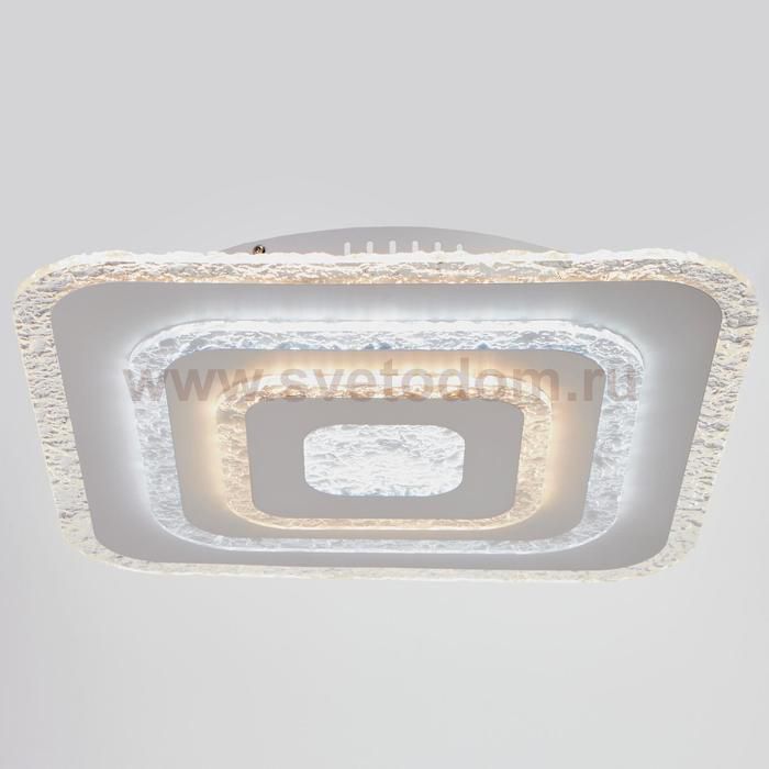 Светильник c ПДУ 69532/1 LED 153Вт диммер белый 50,5х50,5х6,5 см