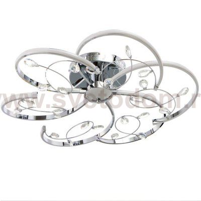 Светильник c ПДУ 69540/1 LED 72Вт диммер хром 65х65х18 см