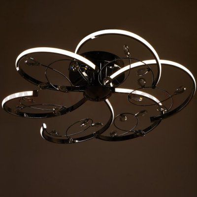 Светильник c ПДУ 69540/1 LED 72Вт диммер хром 65х65х18 см