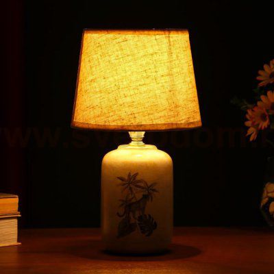 Настольная лампа 32033/1 E14 40Вт бежевый 17,5х17,5х30 см