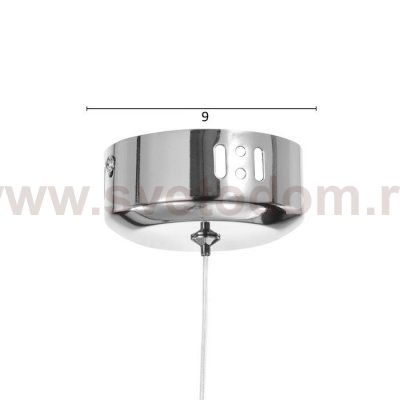 Светильник 86001/1 LED 24Вт 4000К хром 23х15х38-138 см