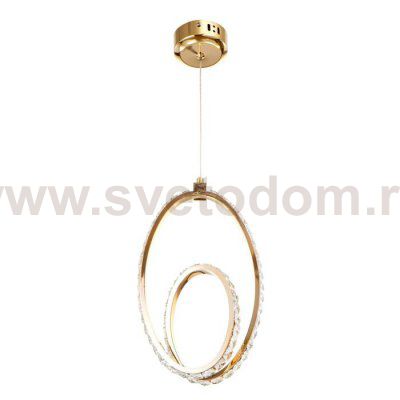 Светильник 86003/1 LED 23Вт 3000К золото 19х6х32-132 см