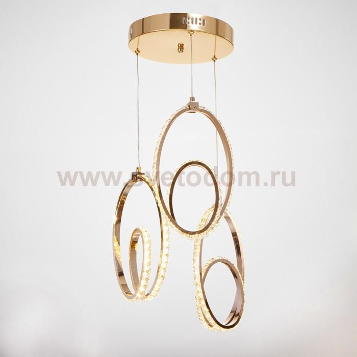 Светильник 86004/3 LED 69Вт 3000К золото 25х25х32-132 см