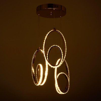 Светильник 86004/3 LED 69Вт 3000К золото 25х25х32-132 см