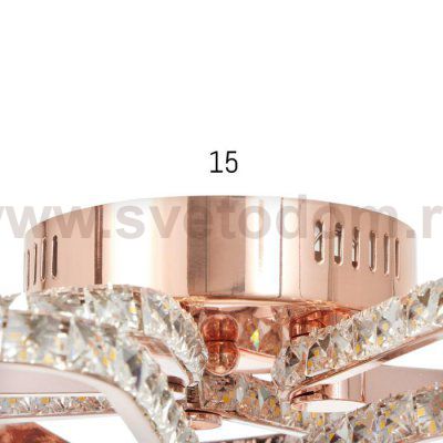 Люстра 86022/3 LED 72Вт 3000К французкое золото 45х45х11 см