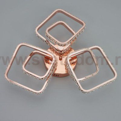 Люстра 86022/3 LED 72Вт 3000К французкое золото 45х45х11 см