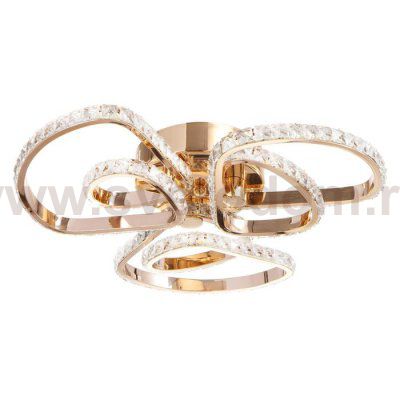 Люстра 86023/3 LED 72Вт 3000К французcкое золото 43х41х9 см