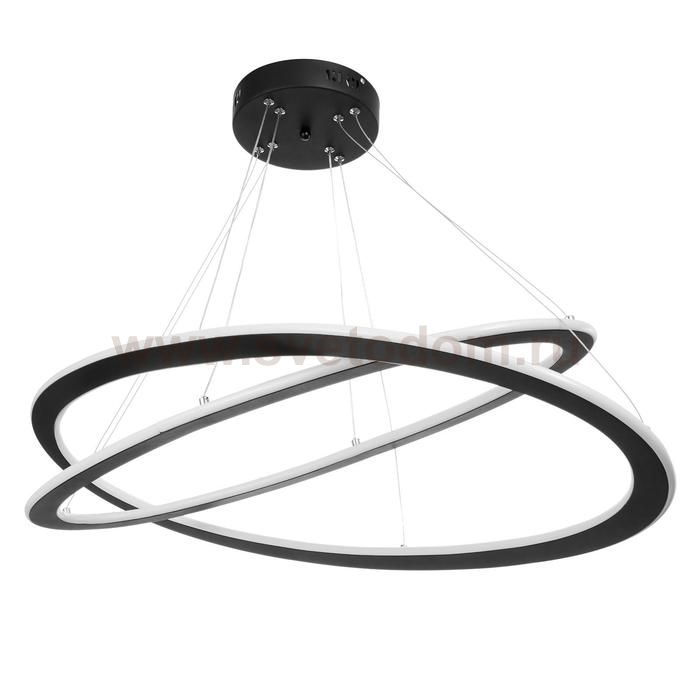 Светильник 86026/2 LED 153Вт 4000К черный 101х48х1,5-100 см