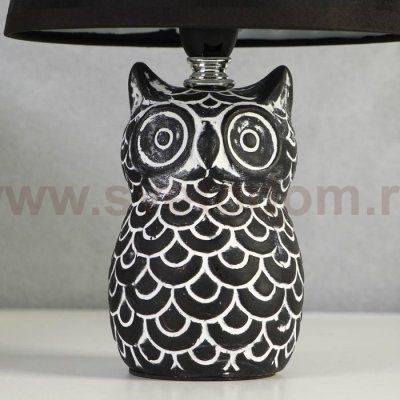 Лампа настольная 21162/1 E14 40Вт черно-серый 20х20х34 см