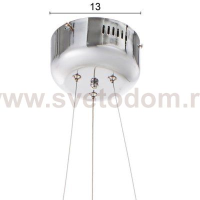 Светильник 85703/1 40хLED 40Вт хром 9,5х9,5х33,5-180 см