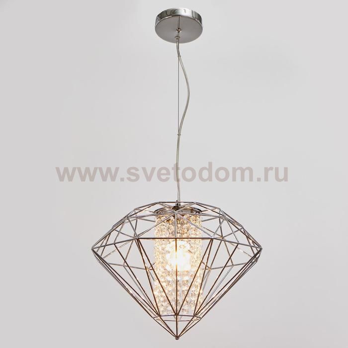 Светильник 85706/1 E27 40Вт хром 40х40х27-177 см