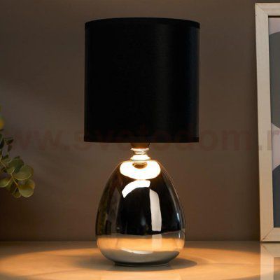 Лампа настольная 48472/1CR E14 40Вт хром 12,5х12,5х27 см