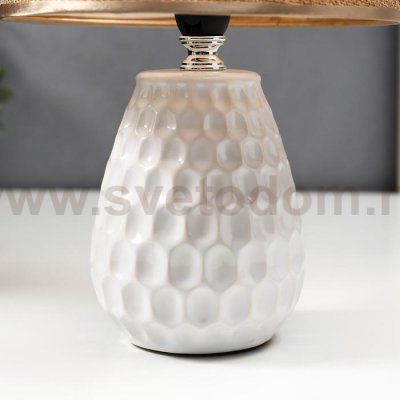 Лампа настольная 48473/1WT E14 40Вт белый 17х17х27 см