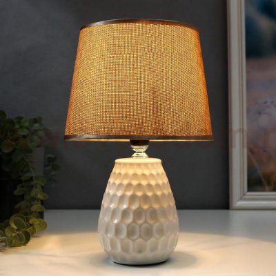 Лампа настольная 48473/1WT E14 40Вт белый 17х17х27 см