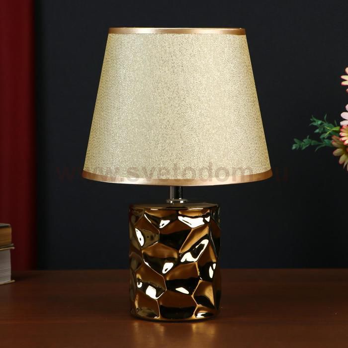 Лампа настольная 48475/1GD E14 40Вт золото 20х20х30 см