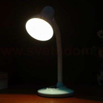 Лампа настольная 58071/1BL E27 40Вт синий 15х15х40см