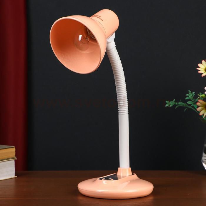 Лампа настольная 58071/1PK E27 40Вт розовый 15х15х40см
