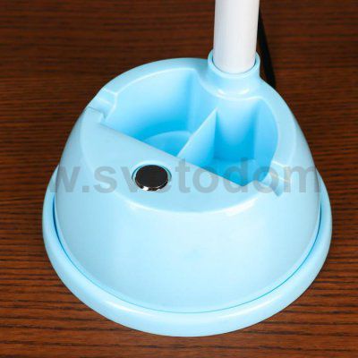 Лампа настольная 58073/1BL E27 40Вт голубой 14,5х14,5х44см