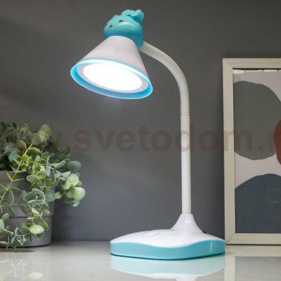 Лампа настольная 58074/1BL LED 5Вт синий 13,5х16х44см
