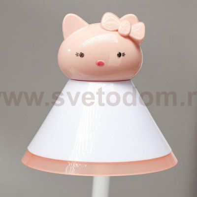 Лампа настольная 58074/1PK LED 5Вт розовый 13,5х16х44см