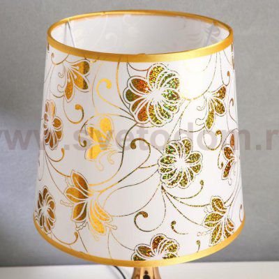 Лампа настольная 58079/1 E27 40Вт золото 22,5х22,5х40см